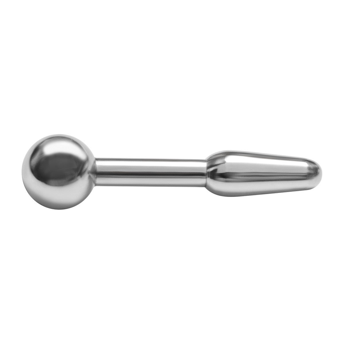 KR-0455 compact metal urethral plug with ball and bulb design