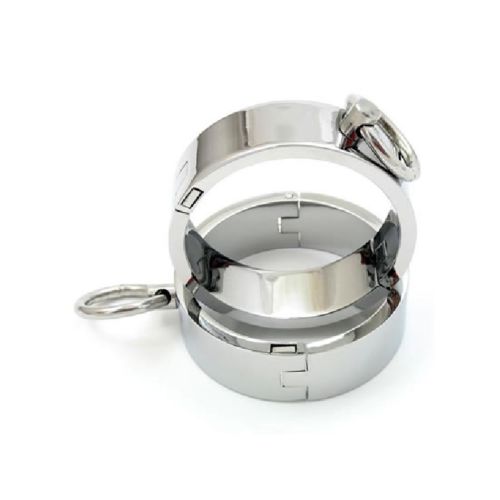 Metal Bondage Handcuffs Restraint BDSM Wrist Cuffs
