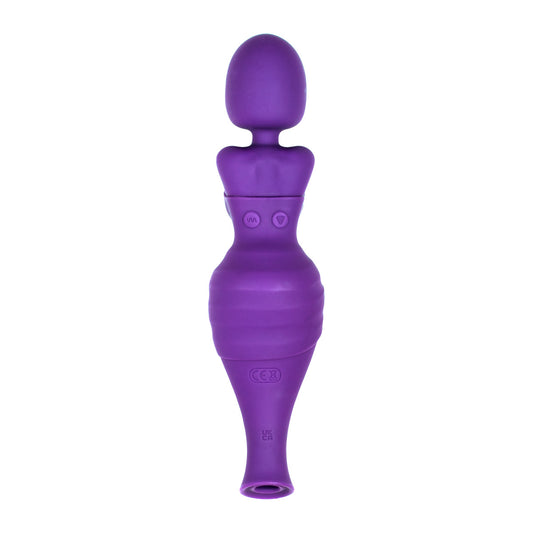 Purple clitoral suction and vibration stimulator KR-1037