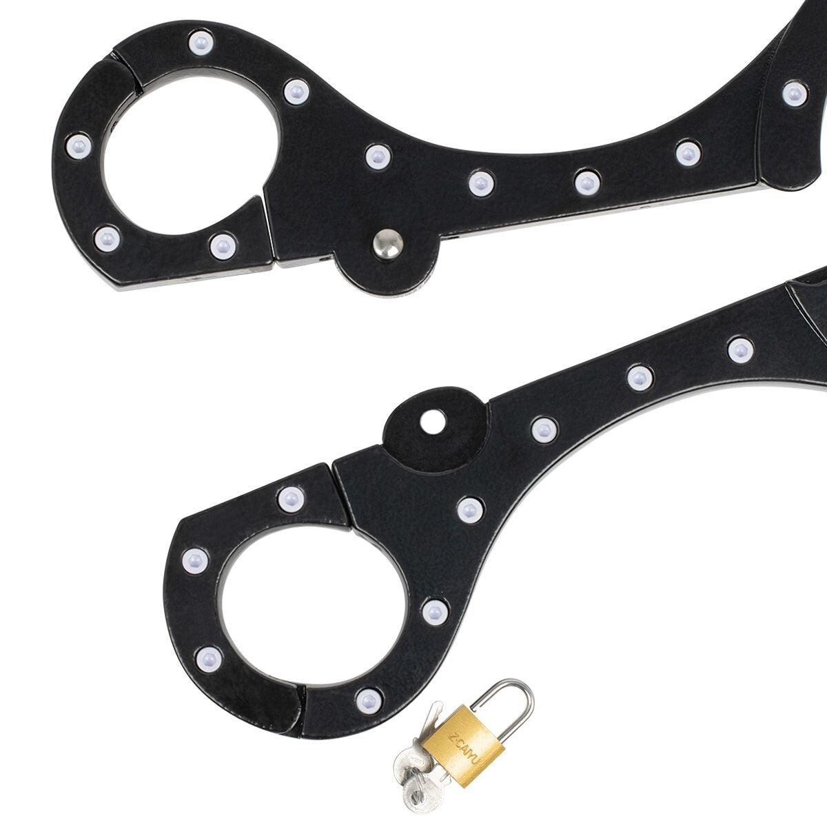 Heavy Metal Pillary Cangue Shrews Fiddle Bondage Restraint Neck Collar Cuffs