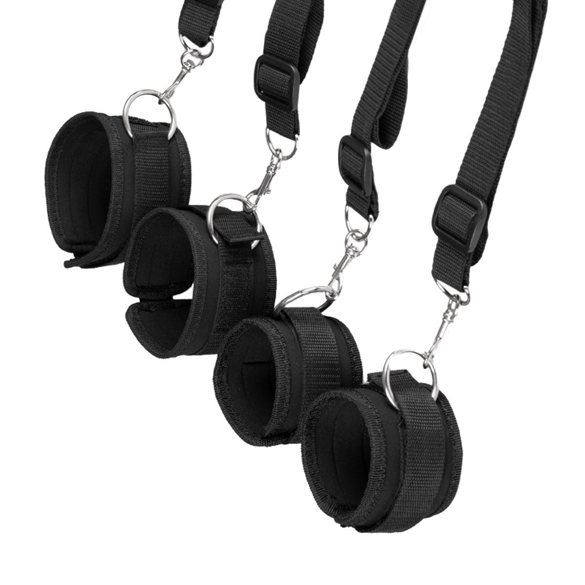 Bondage Over Door Restraints Hand Cuffs Slave Black Fetish BDSM Entryway Hogtie