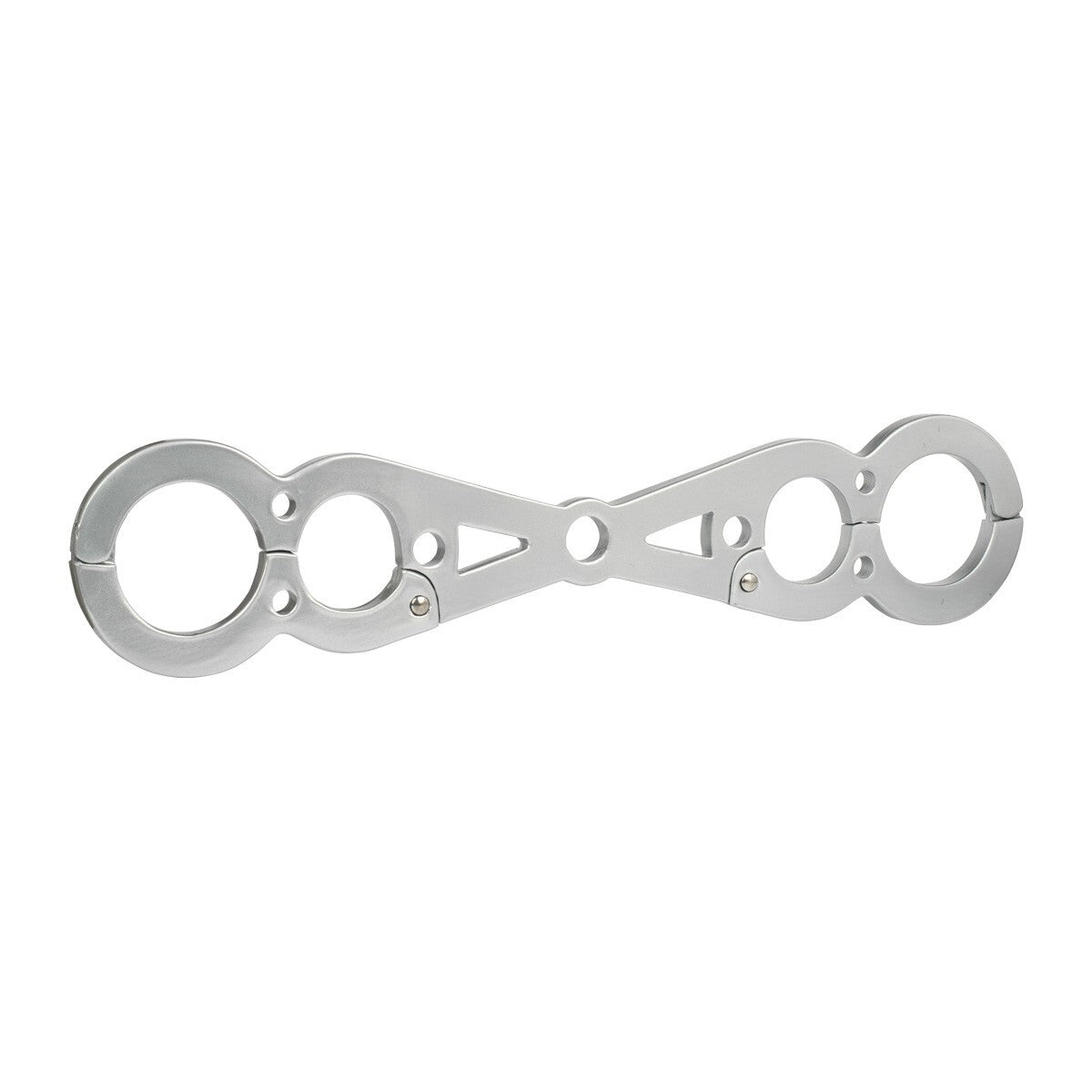 Bondage Restraint Metal Cangue Shrews Fiddle Hand Cuffs Wrist Ankle Binder BDSM
