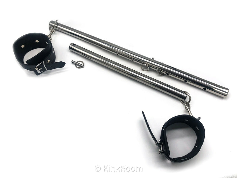 Leg Spreader Bar Bondage Adjustable Ankle Cuffs BDSM
