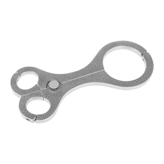 Heavy Duty BDSM Bondage Restraint Neck Collar with Handcuffs Rigid Pillary Device