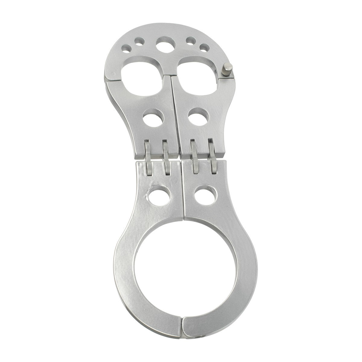 Bondage Restraint Metal Cangue Shrews Fiddle Hand Cuffs Wrist Neck Binder Collar