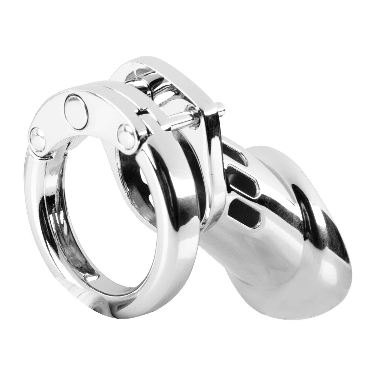 Chastity Device Penis Cage Steel Male Belt Locking Cuff Ring Bondage 607S