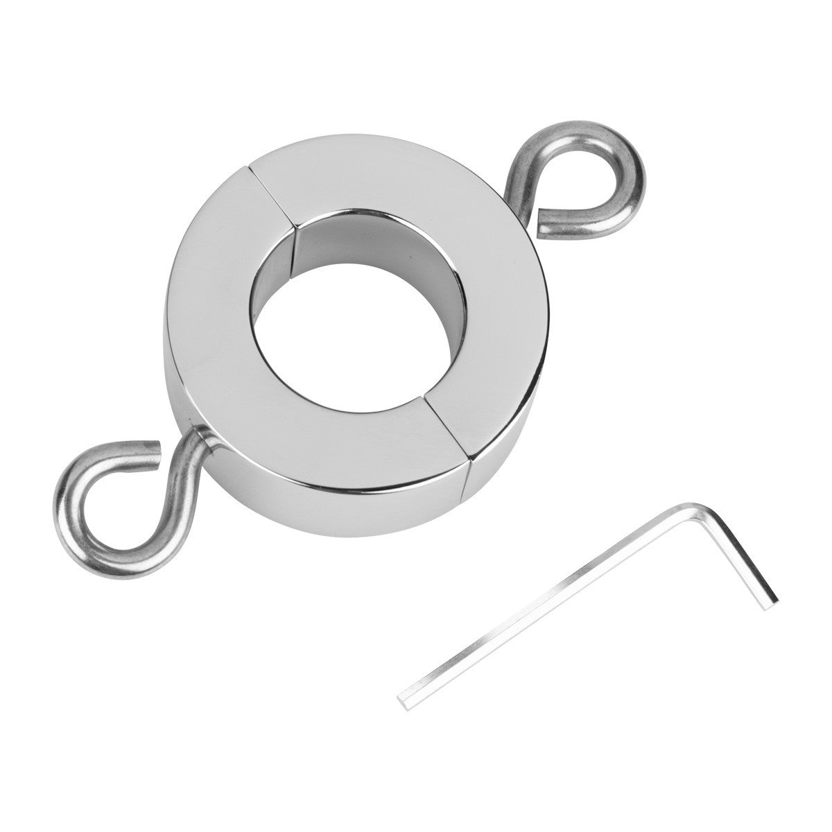 KR-0257 hinged steel ball stretcher with split-ring design