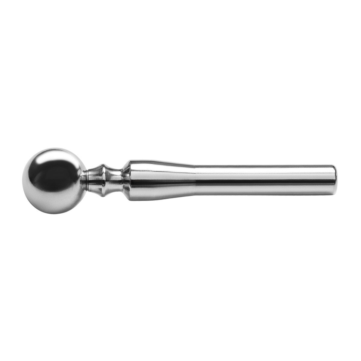 75mm solid stainless steel urethral sound with ball end