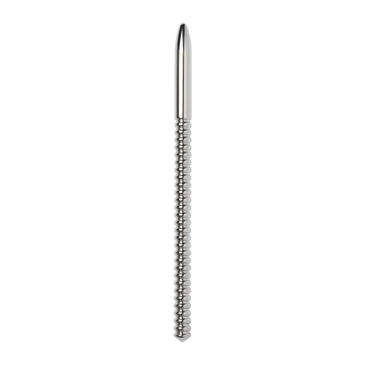 150mm stainless steel urethral sound with ribbed shaft