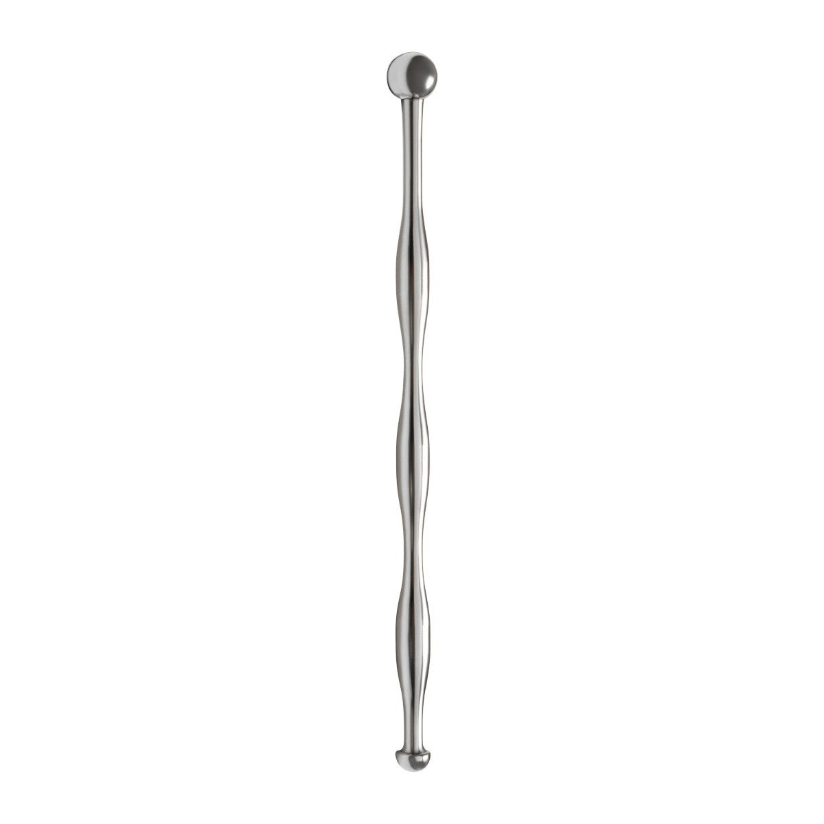 160mm solid metal urethral sound with rounded ball end