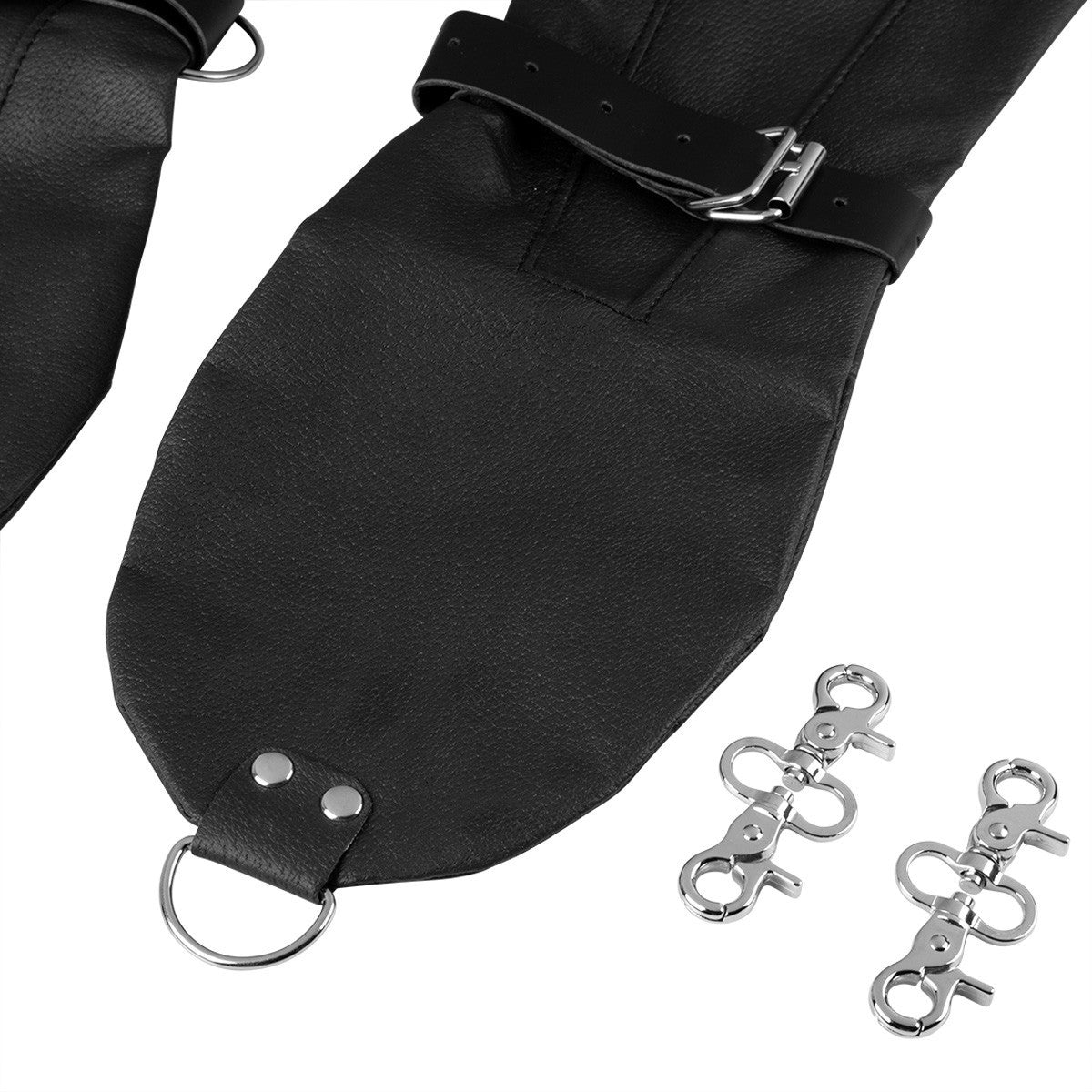 KR-0154 faux leather arm restraints with adjustable buckles