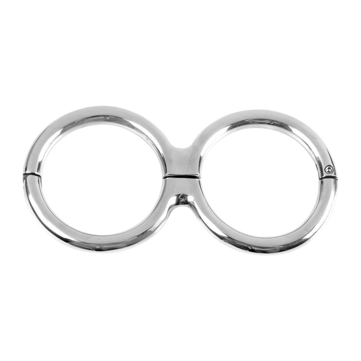 Polished steel wrist shackles 59mm KR-0977
