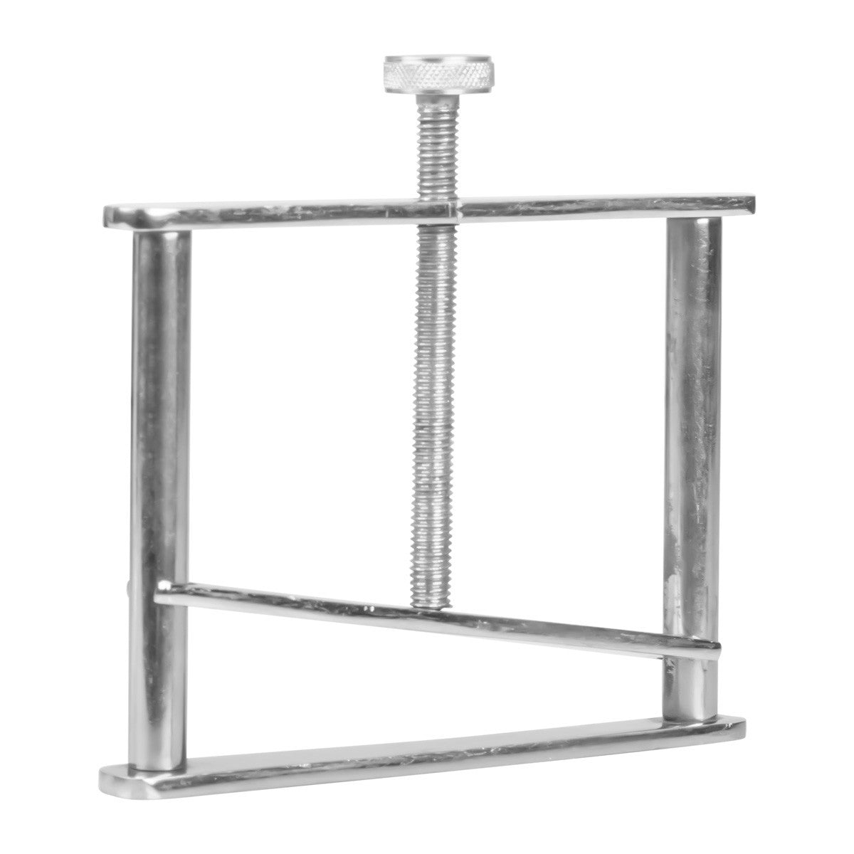 Metal sensory play press with adjustable screw mechanism