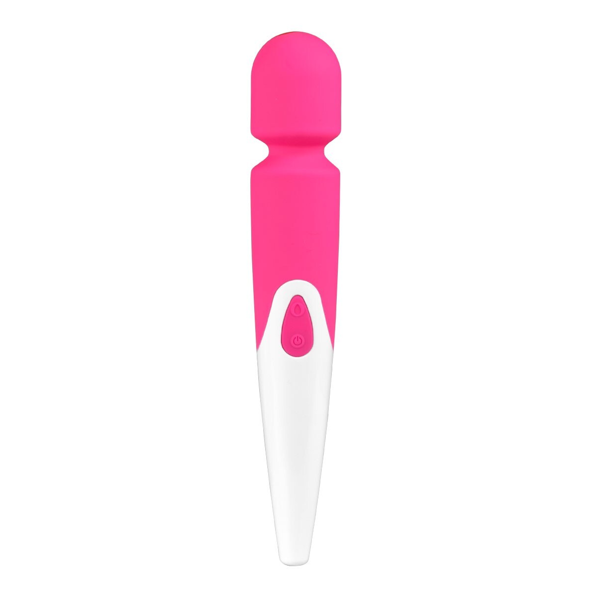 Purple cordless vibrating body massager wand