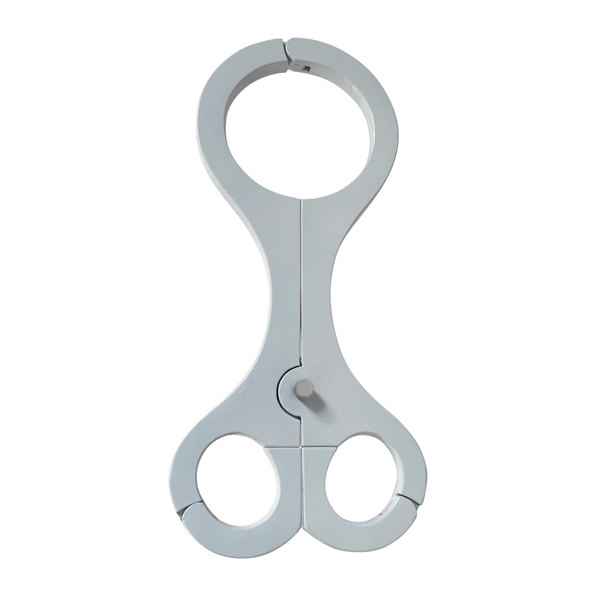 Heavy Duty BDSM Bondage Restraint Neck Collar with Handcuffs Rigid Pillary Device