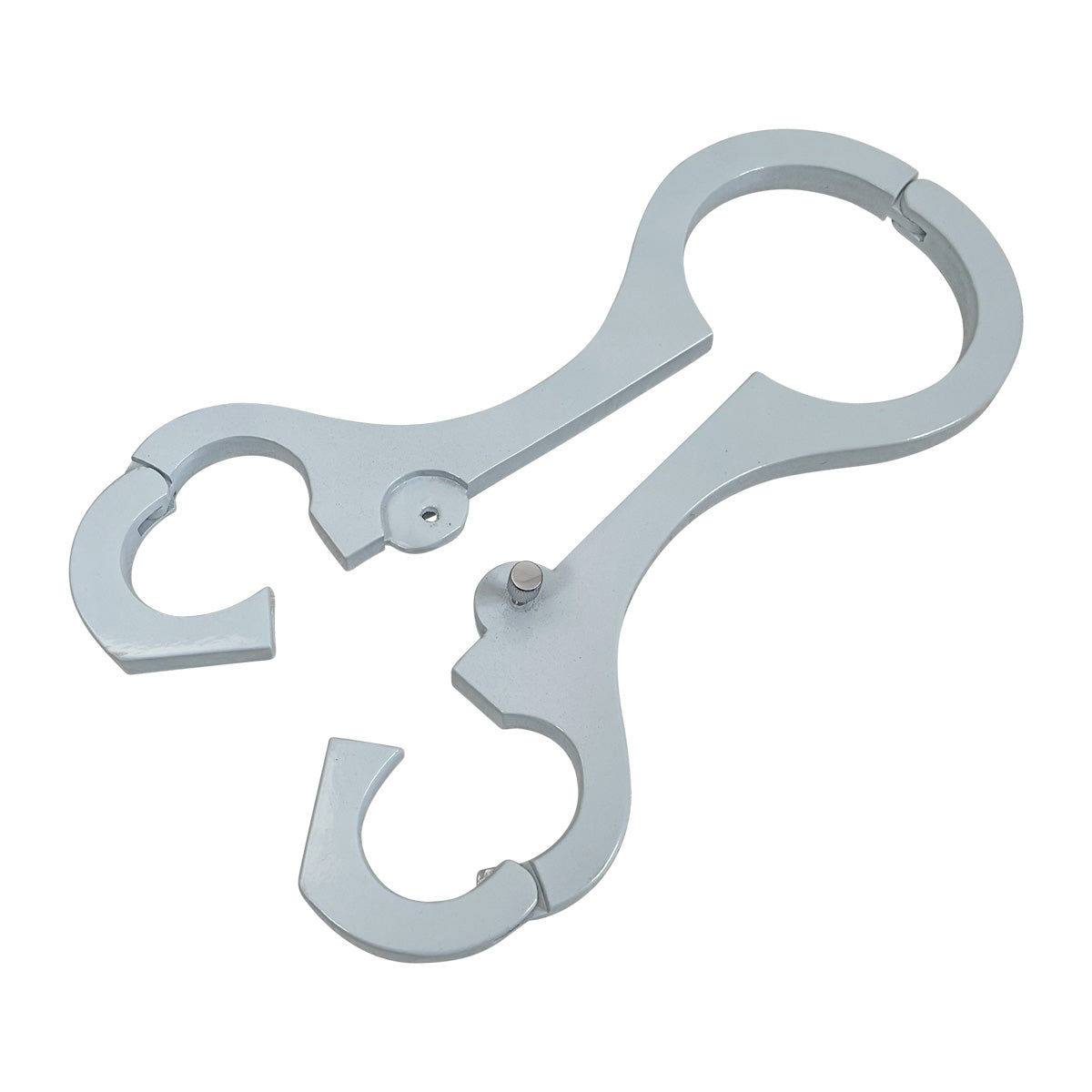 Heavy Duty BDSM Bondage Restraint Neck Collar with Handcuffs Rigid Pillary Device