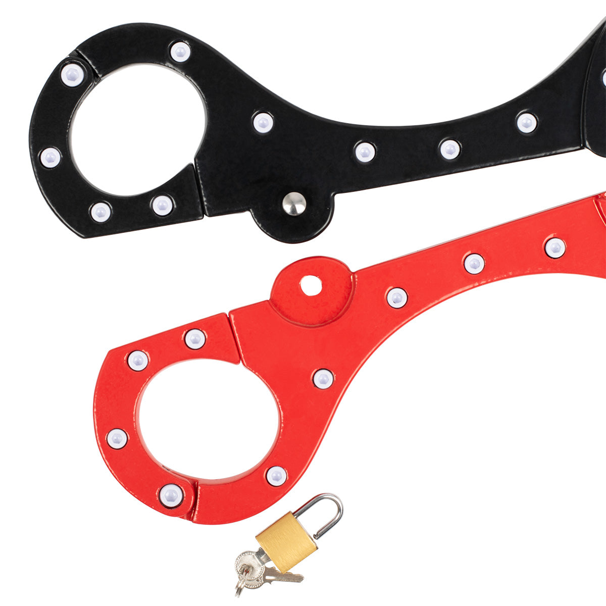 Heavy Duty BDSM Bondage Restraint Neck Collar with Handcuffs Rigid Pillary Device