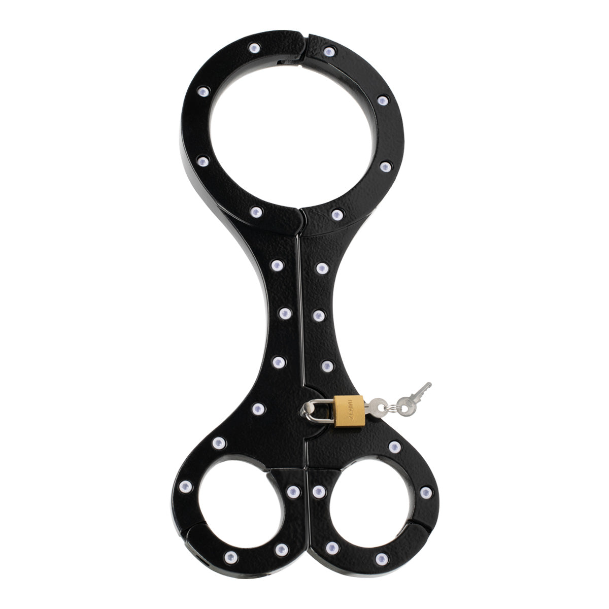 Heavy Duty BDSM Bondage Restraint Neck Collar with Handcuffs Rigid Pillary Device