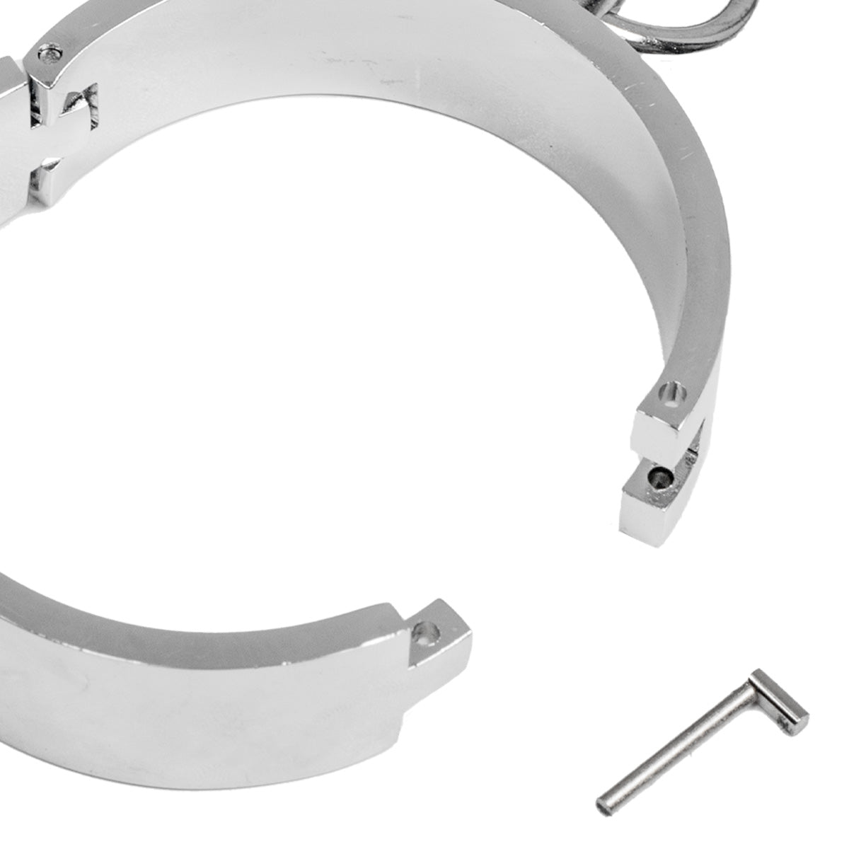 Metal Bondage Handcuffs Restraint BDSM Wrist Cuffs