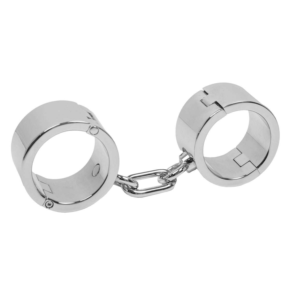 Heavy Duty Bondage Restraint Wrist Cuffs Stainless Steel BDSM Handcuffs