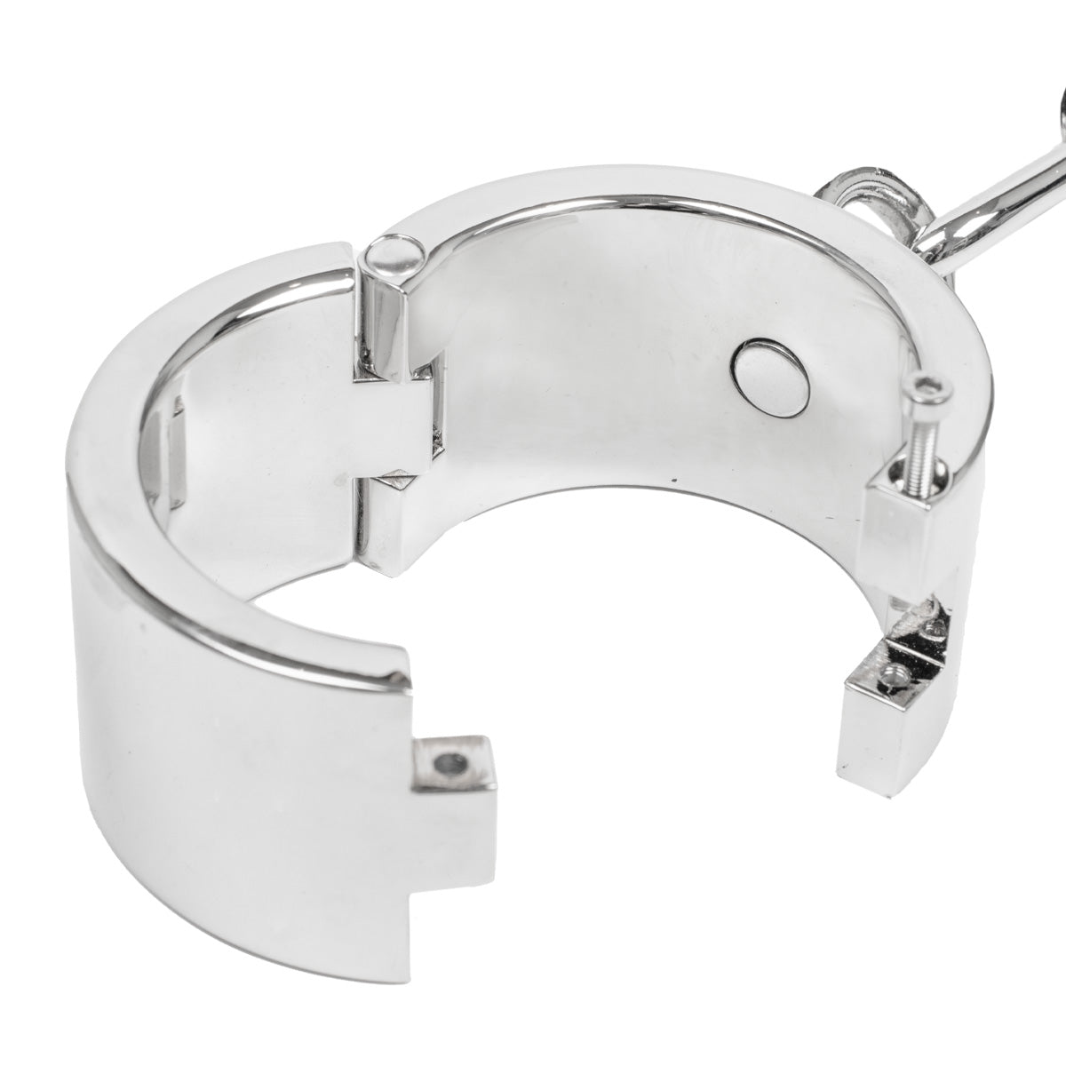 Heavy Duty Bondage Restraint Wrist Cuffs Stainless Steel BDSM Handcuffs