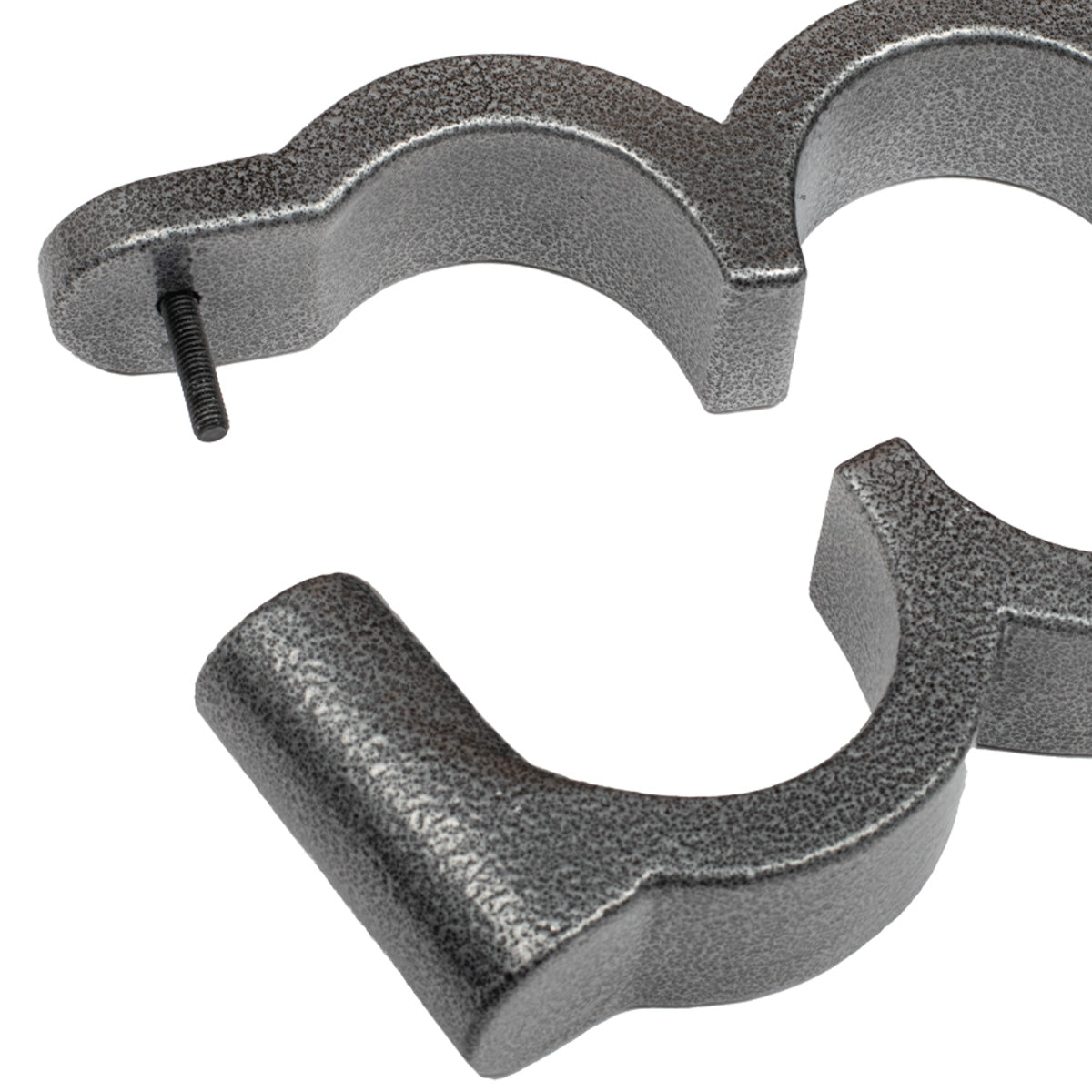 Close-up of Allen-key locking mechanism on metal bondage handcuffs