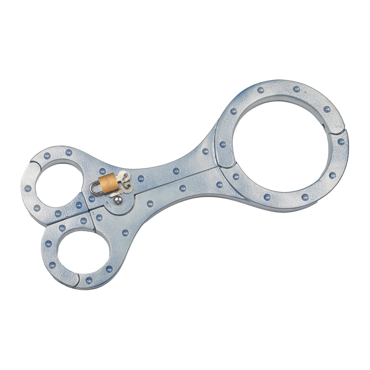 Heavy Duty BDSM Bondage Restraint Neck Collar with Handcuffs Rigid Pillary Device