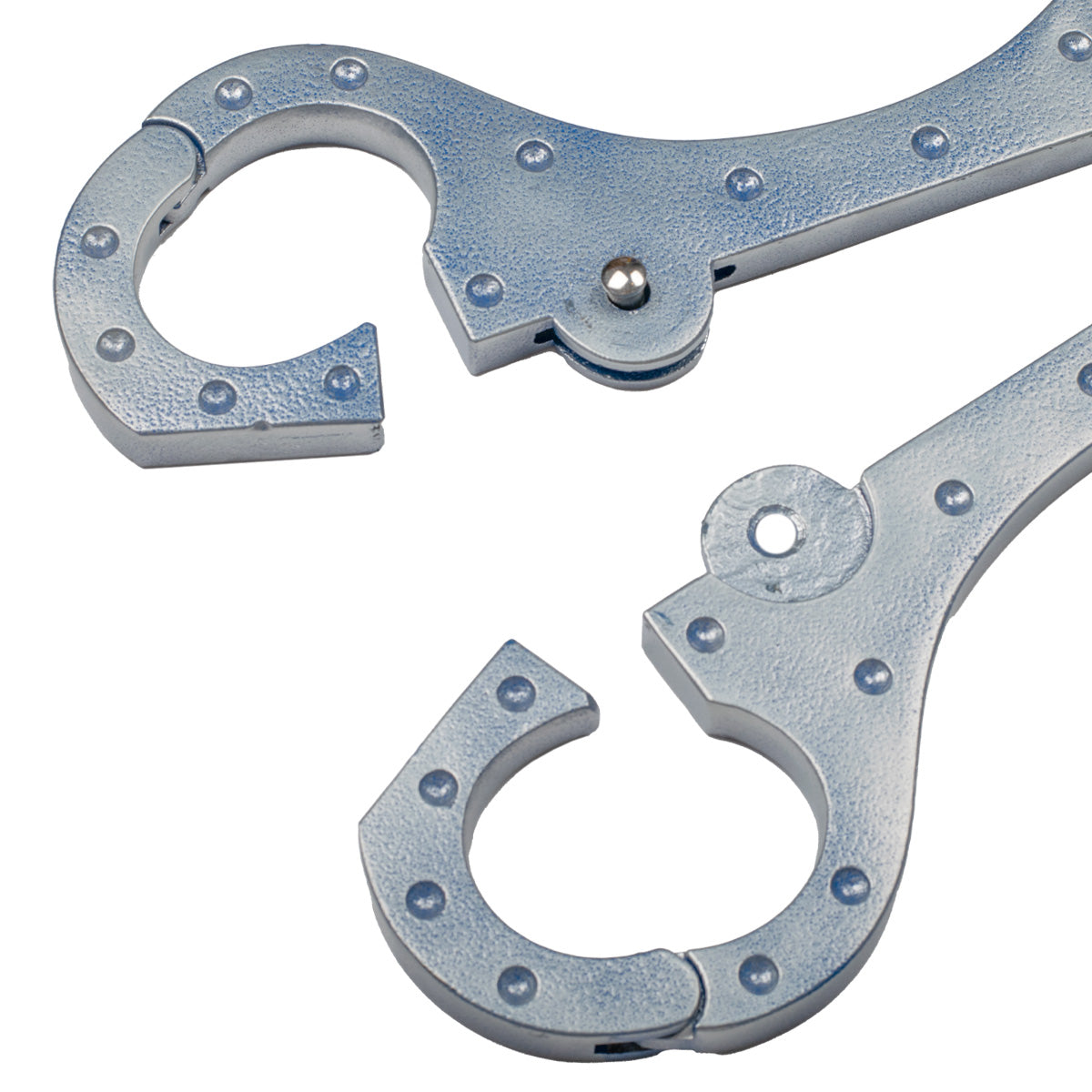 Heavy Duty BDSM Bondage Restraint Neck Collar with Handcuffs Rigid Pillary Device