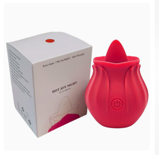Rose Clitoral Licking Stimulator for Women Rechargeable Vibrator