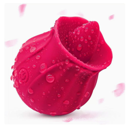 Rose Clitoral Licking Stimulator for Women Rechargeable Vibrator