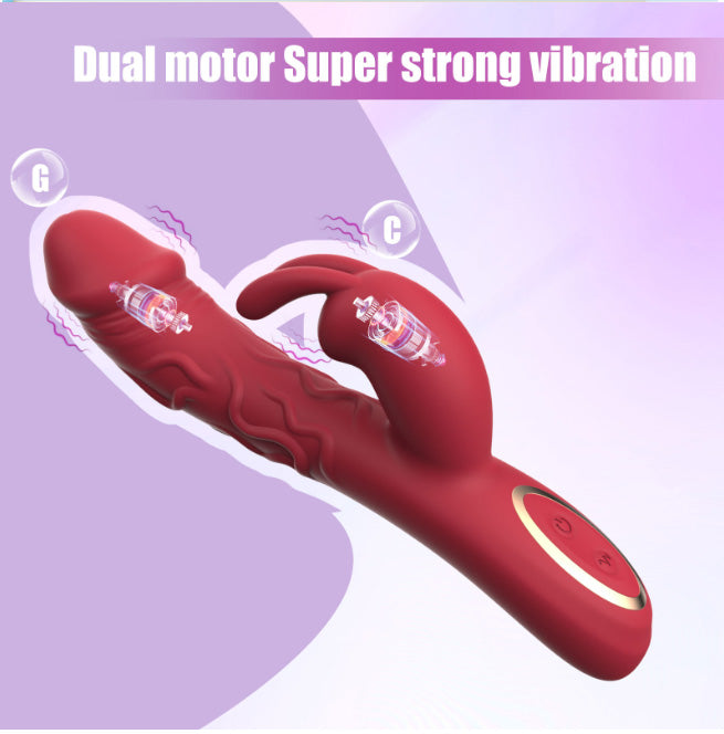 Rabbit Vibrator G-Spot & Clitoral Dual Stimulation Vibrator