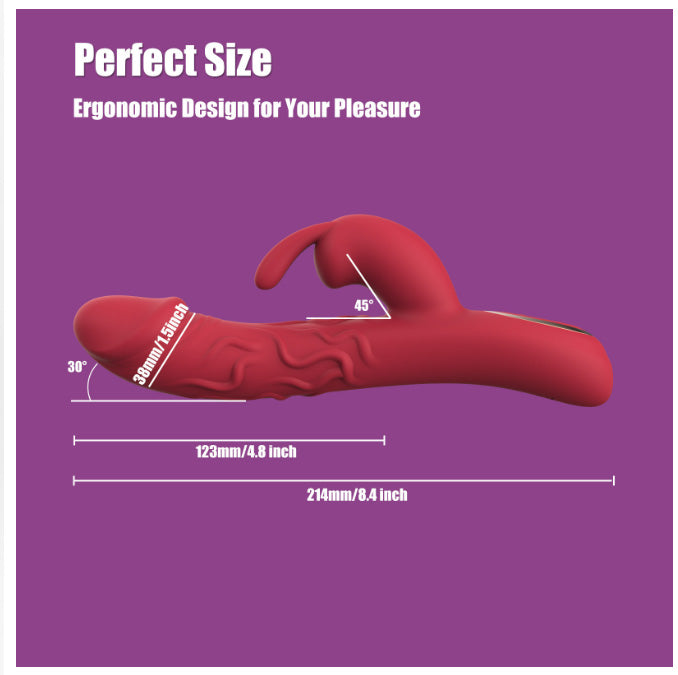 Rabbit Vibrator G-Spot & Clitoral Dual Stimulation Vibrator