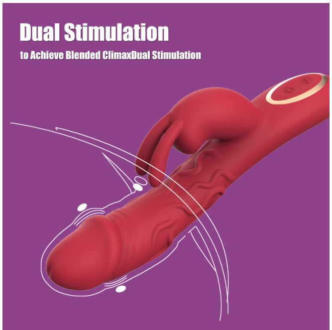 Rabbit Vibrator G-Spot & Clitoral Dual Stimulation Vibrator