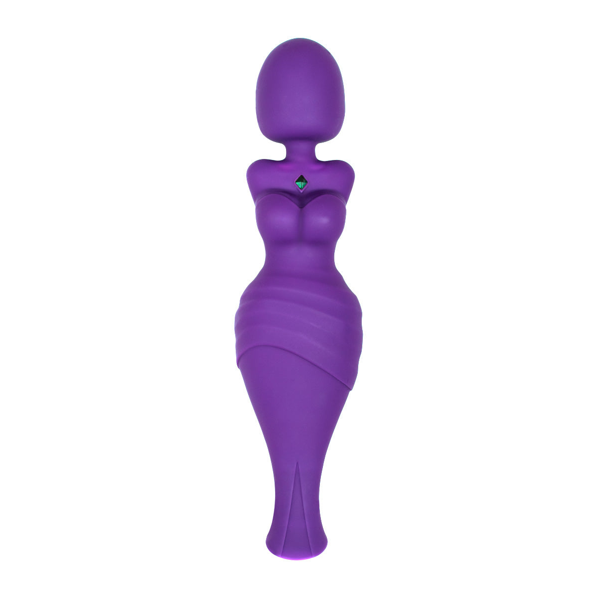 Purple Goddess clitoral suction vibrator with sculpted body design