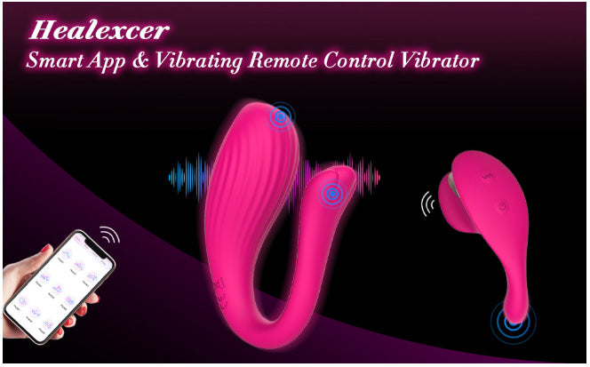 Wearable Couples Vibrator with Remote Control Dual Stimulation Sex Toy