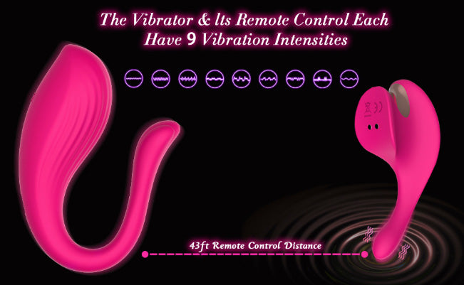 Wearable Couples Vibrator with Remote Control Dual Stimulation Sex Toy