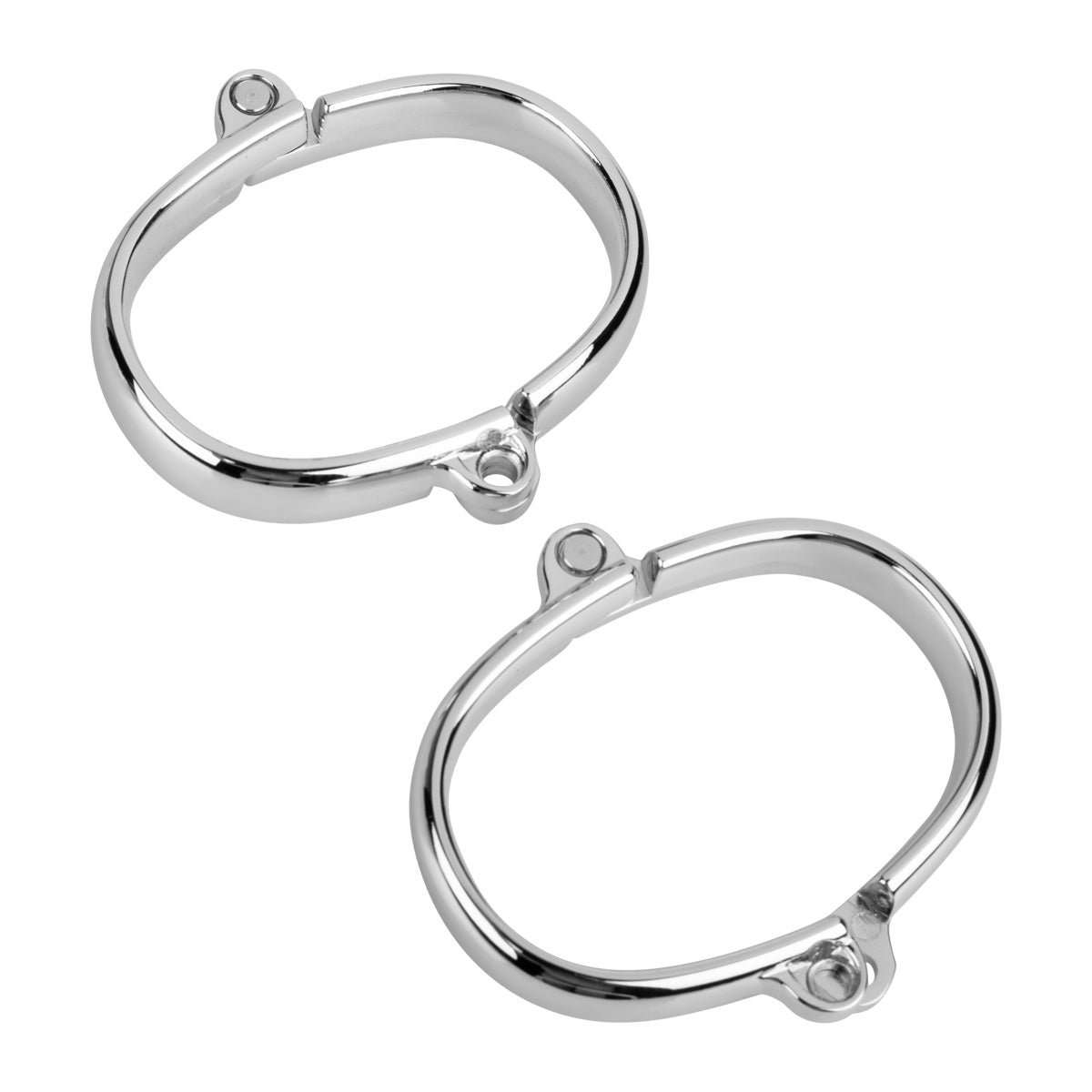 Heavy Duty Steel Locking Bondage Wrist Restraint BDSM Cuffs with Padlock & Keys